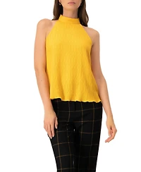 Ivonne Women's Halter Neck Sleeveless Blouse