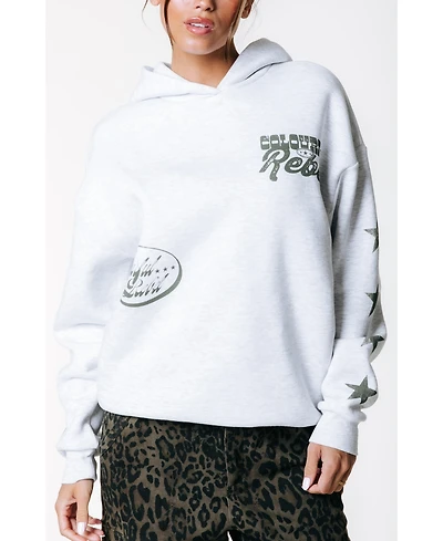Colourful Rebel Women's Star Logo Clean Hoodie
