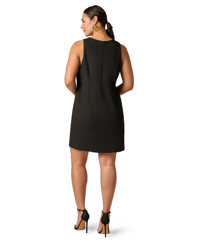 Adrianna Plus Sleeveless Knit Mini Dress