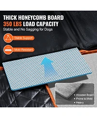 Cozito Waterproof Dog Car Seat Cover for Back Seat, 51.2 x 27.6 in, 600D Heavy-Duty Protection for Suv