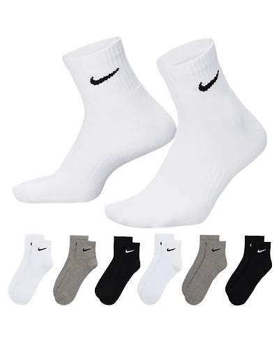 Nike Men's Cotton Quarter Socks 6-Pack
