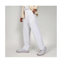 Campus Sutra Men's Tailored Linen-Blend Trousers