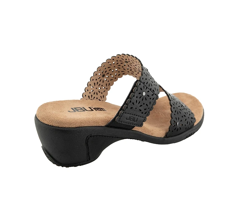 Jbu Women's Sanya Casual Slip-On Wedge Sandals
