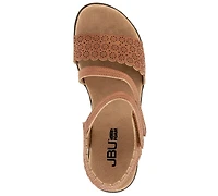 Jbu Women's Gracie Casual Wedge Sandals