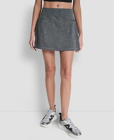 Dkny Sport Women's Space-Dye Pull-On Bike Skort