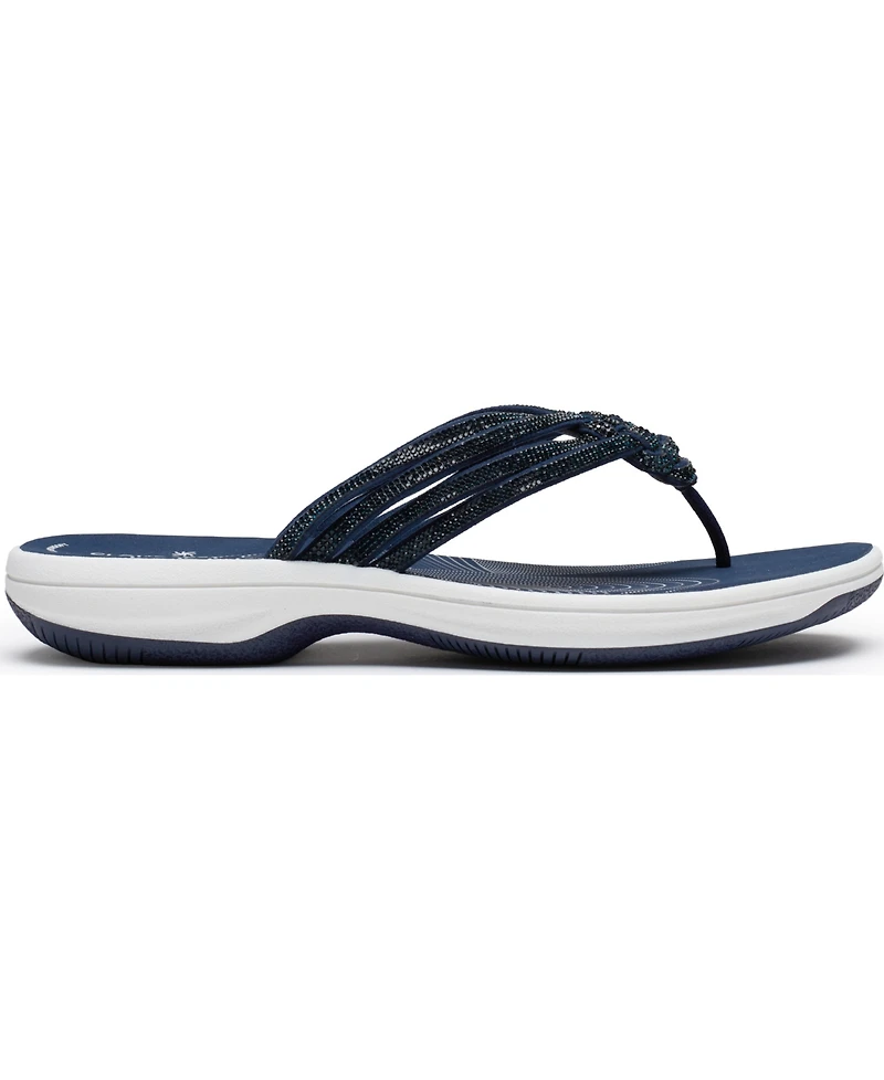 Clarks Women's Breeze Gem Flip Flop Flats