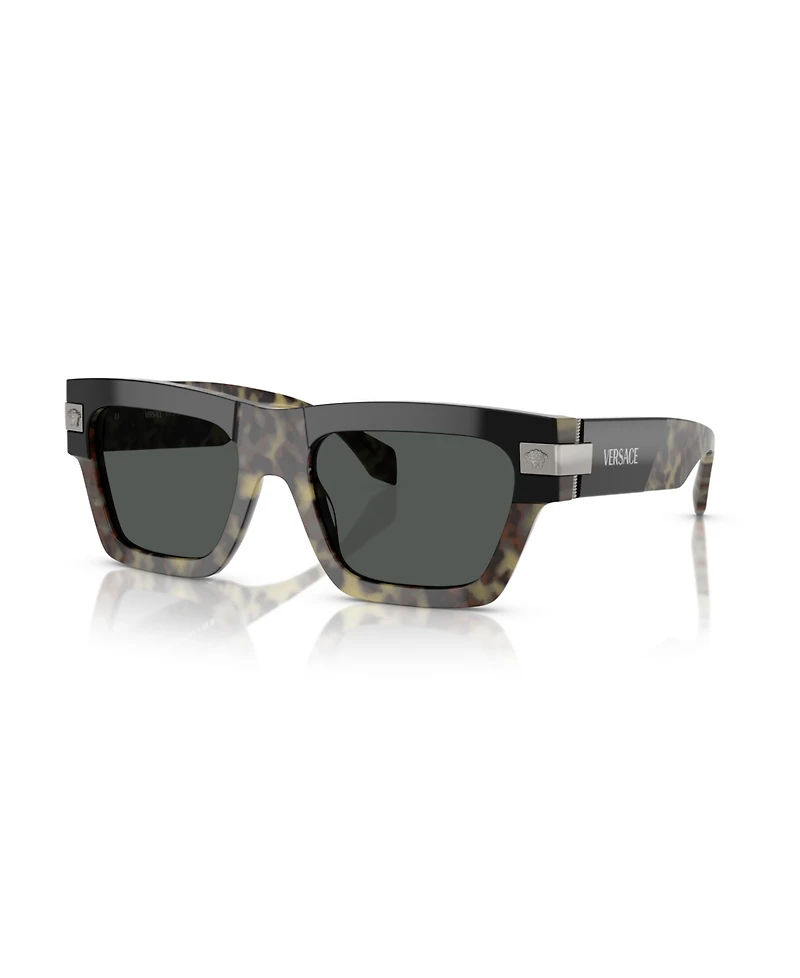 Versace Men's Rectangle Sunglasses