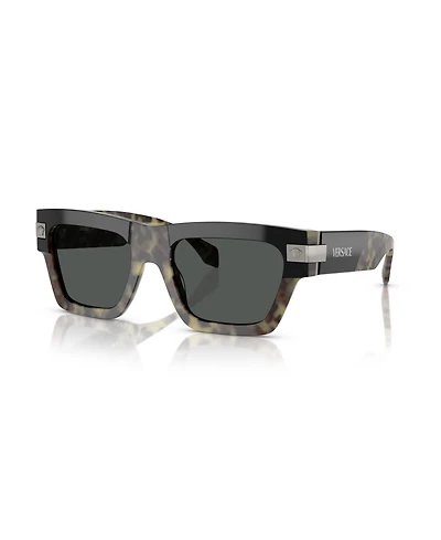 Versace Men's Rectangle Sunglasses