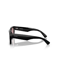 Prada Men's Rectangle Polarized Sunglasses, Pr 25ZS