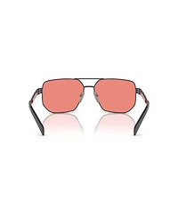 Prada Linea Rossa Men's Pilot Sunglasses, Ps 51ZS