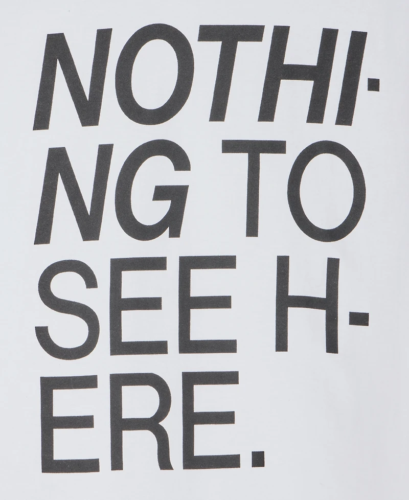 Mode of One Men's Relaxed-Fit "Nothing To See Here' Graphic T-Shirt, Macy's Exclusive