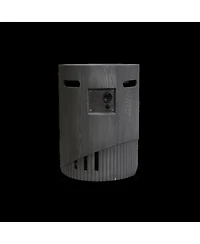 Flynama 20 Inch Round Outdoor Gas Fire Pit with 32000 Btu Burner and Lava Rocks