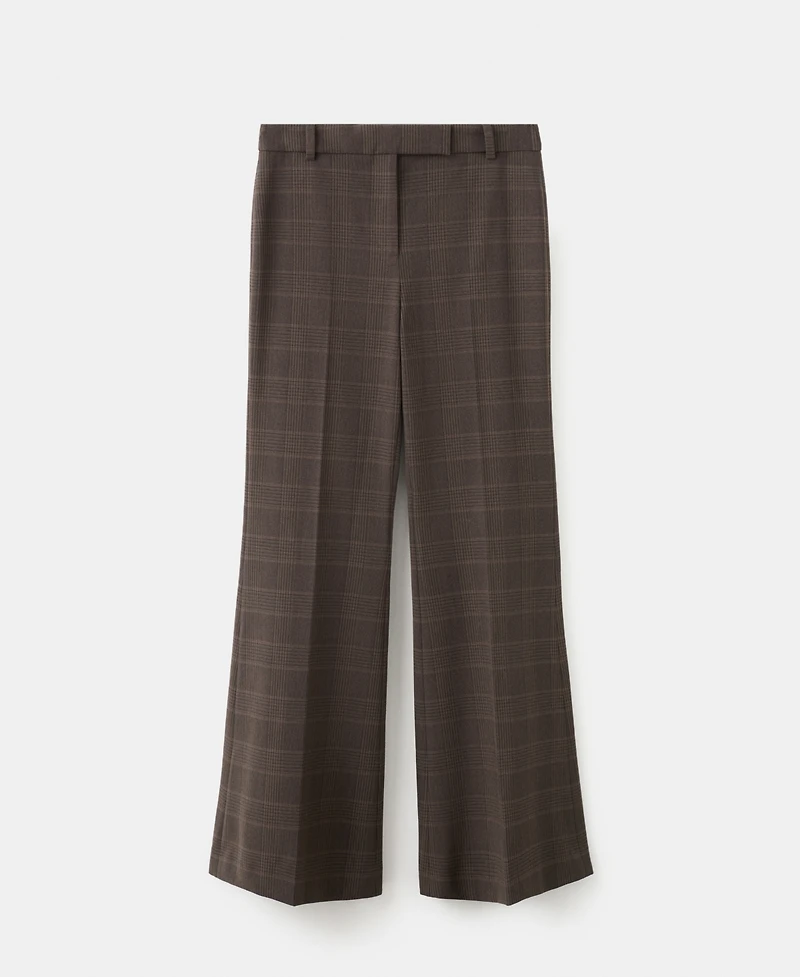 Mango Women's Check Suit Pants