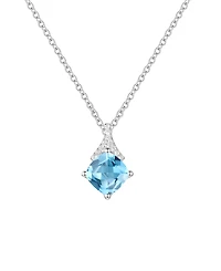 Macy's 2-Pc. Amethyst (3.2 ct. t.w.) and Lab-Grown White Sapphire (0.18 Earrings Pendant Set 14k Gold Over Sterling Silver (Also Avai