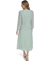 Jessica Howard Women's Swing Inset Waist Dress