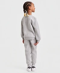 Hello Kitty Girls Toddler 2T-4T 5-6X 2-Pc. Top & Fleece Jogger Set