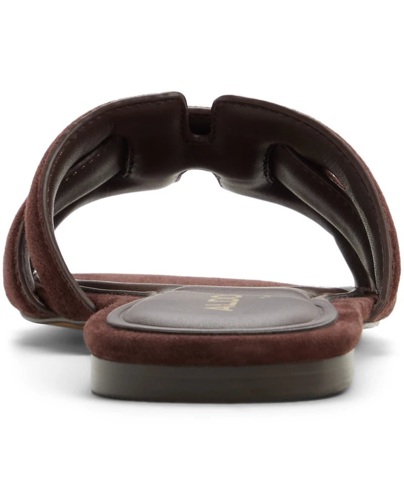 Aldo Women's Elenaria Square Toe Flat Sandals