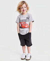Epic Threads Boys Toddler 12m 5t Lightning Mcqueen T Shirt Knit Denim Shorts Macys Exclusive