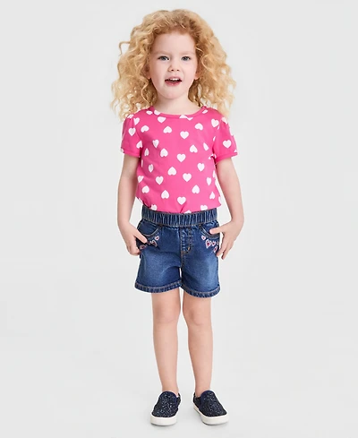 Epic Threads Girls' 12M-5T Hearts Pull-On Shorts, Macy's Exclusive