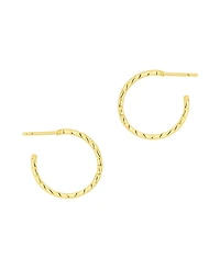 And Now This Cubic Zirconia C Hoop Earring