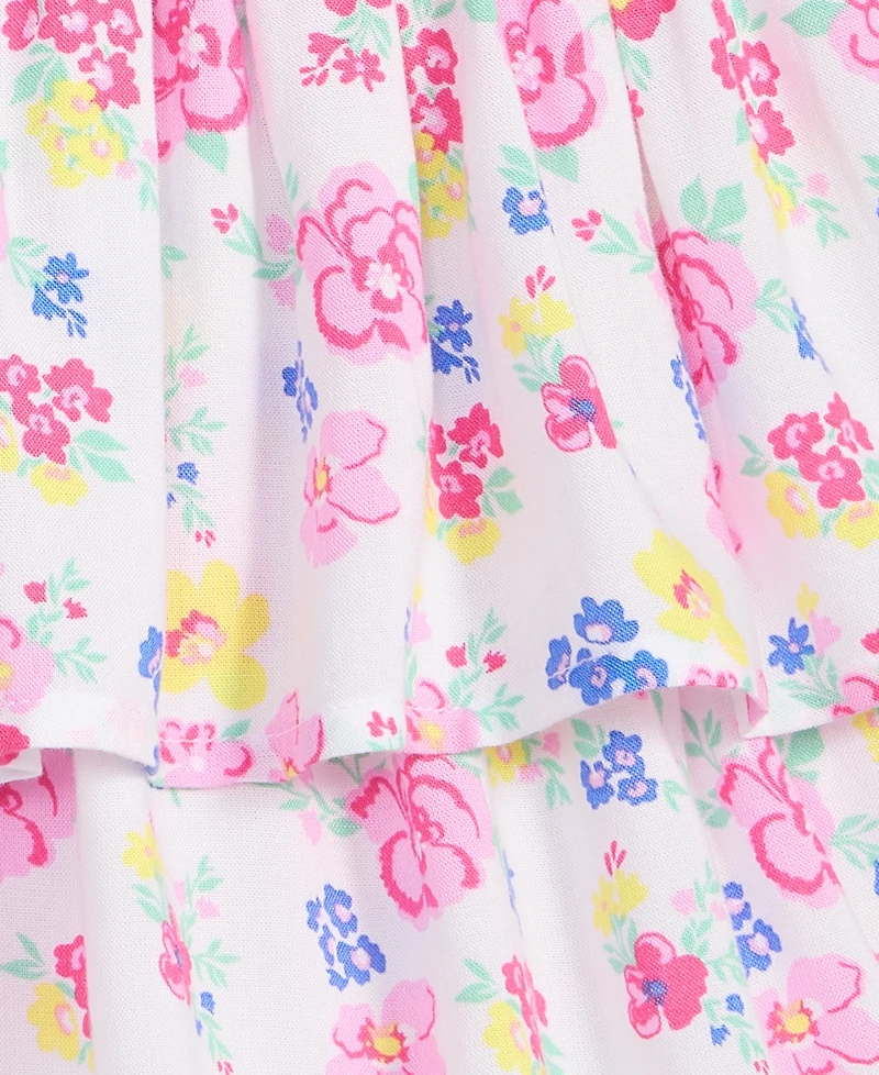 Epic Threads Toddler Girls' 12M-5T Floral-Print Cotton Top & Skirt, 2-Piece Set, Macy's Exclusive