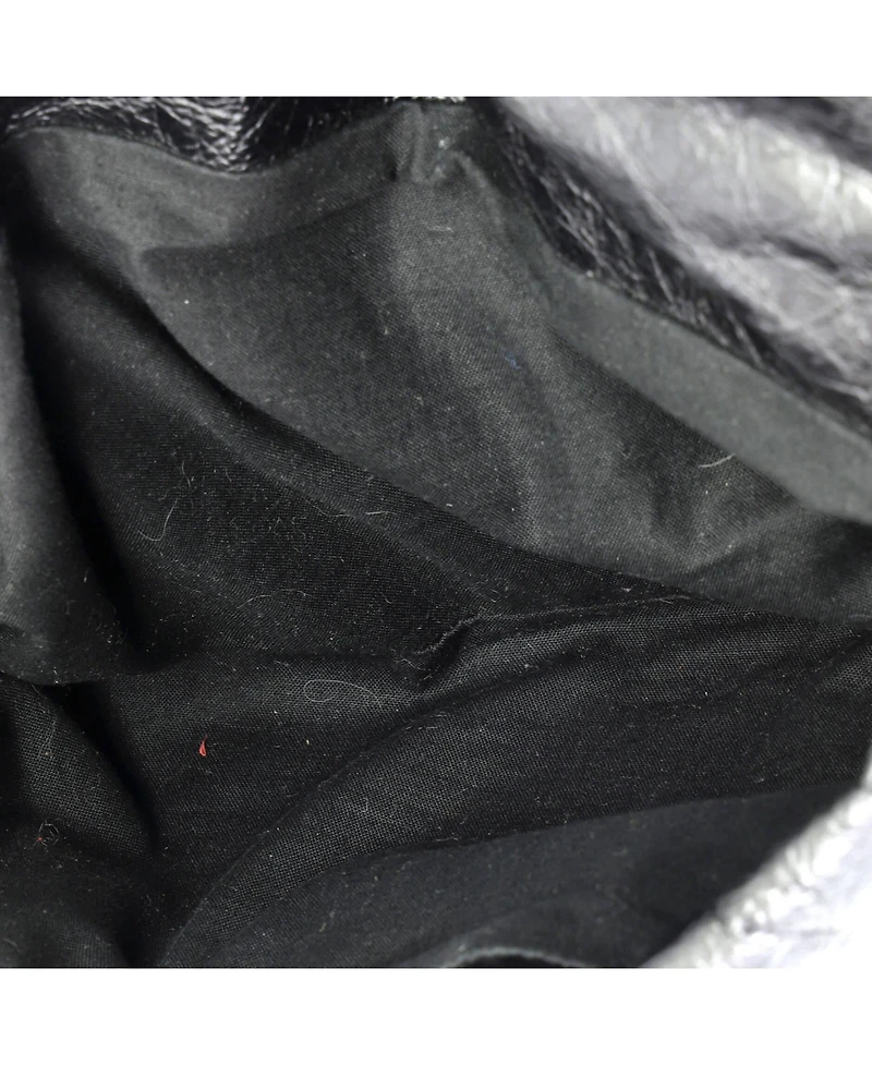 Pre-Owned Balenciaga Large Monaco Chain Flap Shoulder Bag Leather