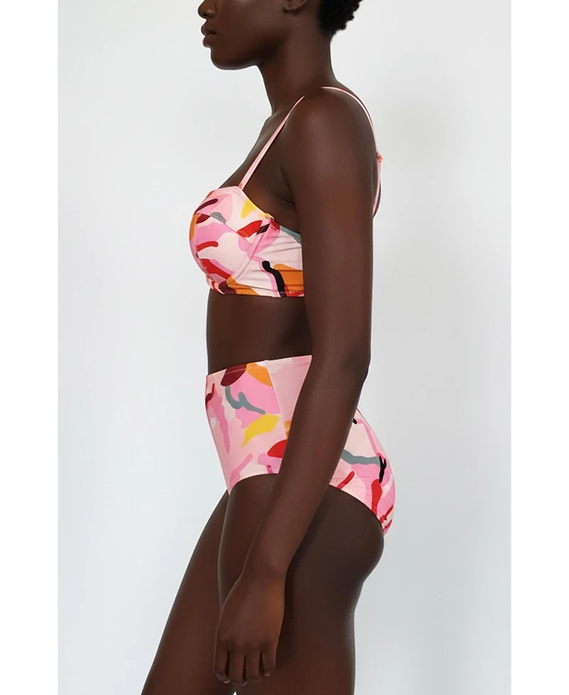 Jessie Zhao New York Women's Aurora Bloom High Waisted Bikini Bottom