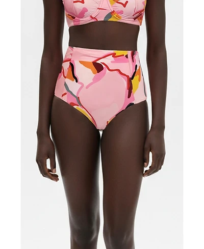 Jessie Zhao New York Women's Aurora Bloom High Waisted Bikini Bottom