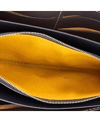 Pre-Owned Goyard Matignon Zip Wallet Coated Canvas with Leather