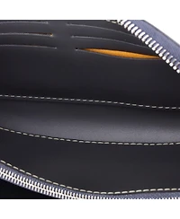 Pre-Owned Goyard Matignon Zip Wallet Coated Canvas with Leather