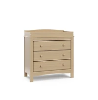 Graco Noah 3 Drawer Chest with Changing Topper (Driftwood)