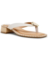 Dv Dolce Vita Women's Nuala Whipstitch Embellished Thong Slip-On Dress Sandals