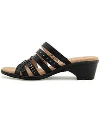 Jbu Women's Juna Casual Slip-On Wedge Sandals