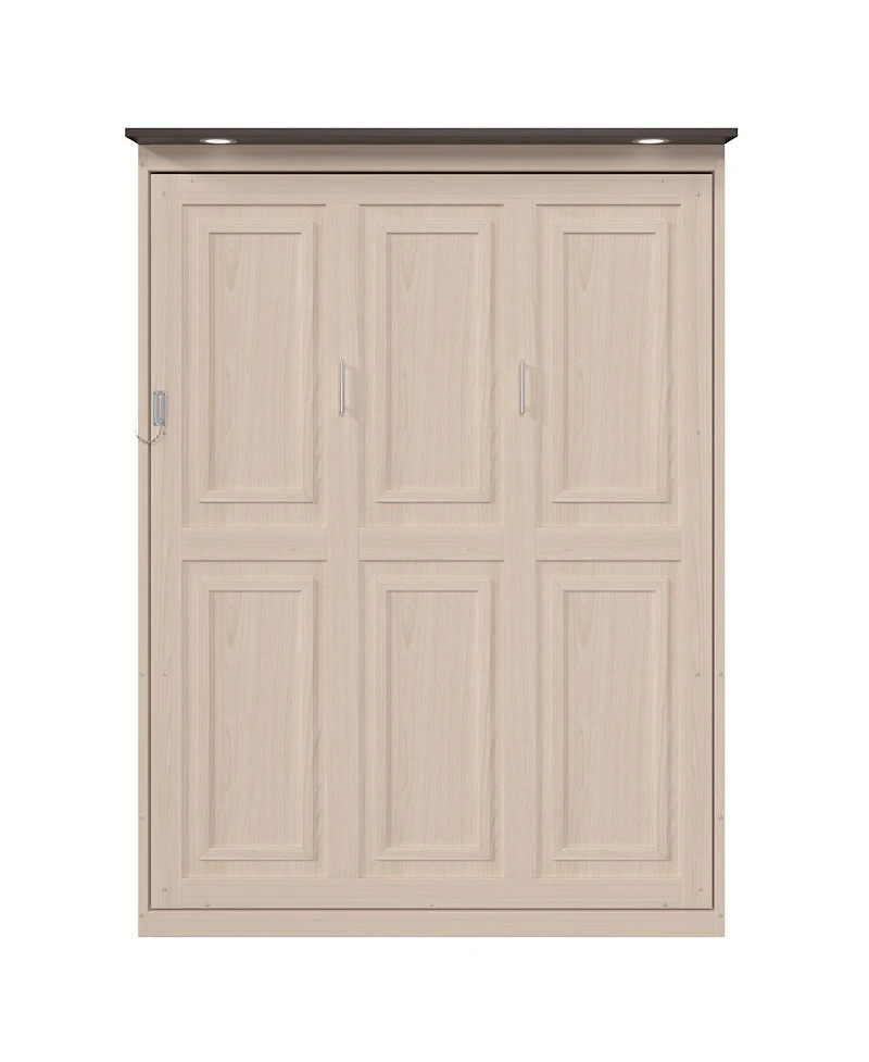 Streamdale Furniture Queen Size Murphy Bed with Led