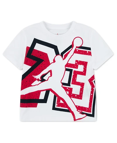 Jordan Boys' Toddler 2T-4T Split 23 Splatter Crewneck T-Shirt