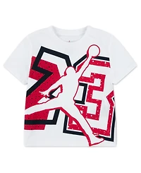 Jordan Boys' Toddler 2T-4T Split 23 Splatter Crewneck T-Shirt