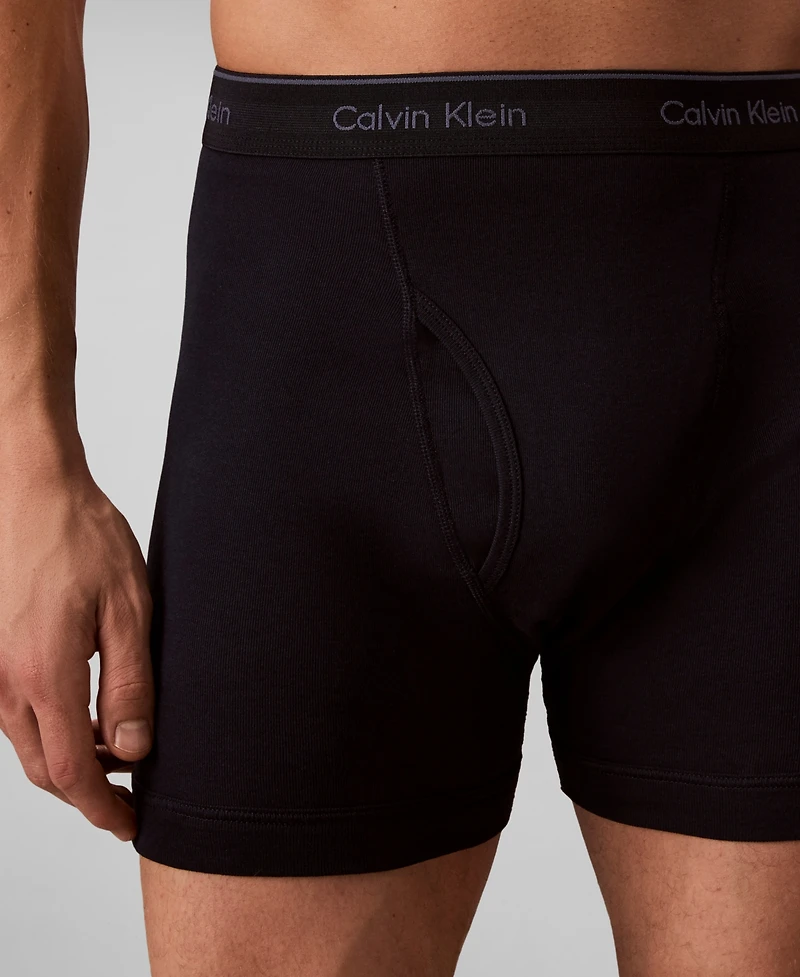 Calvin Klein Men's Cotton Classic Boxer Briefs Underwear, 5-Pack