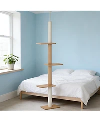 Zeus & Ruta Floor-to-Ceiling Cat Tree Activity Center