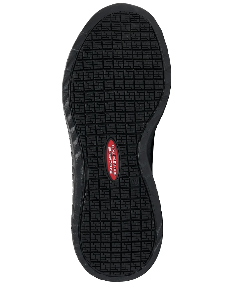 Skechers Women's Slip-Ins Work: Squad Chaos Sr - Jasul Slip-On Work Sneakers Wide Width from Finish Line