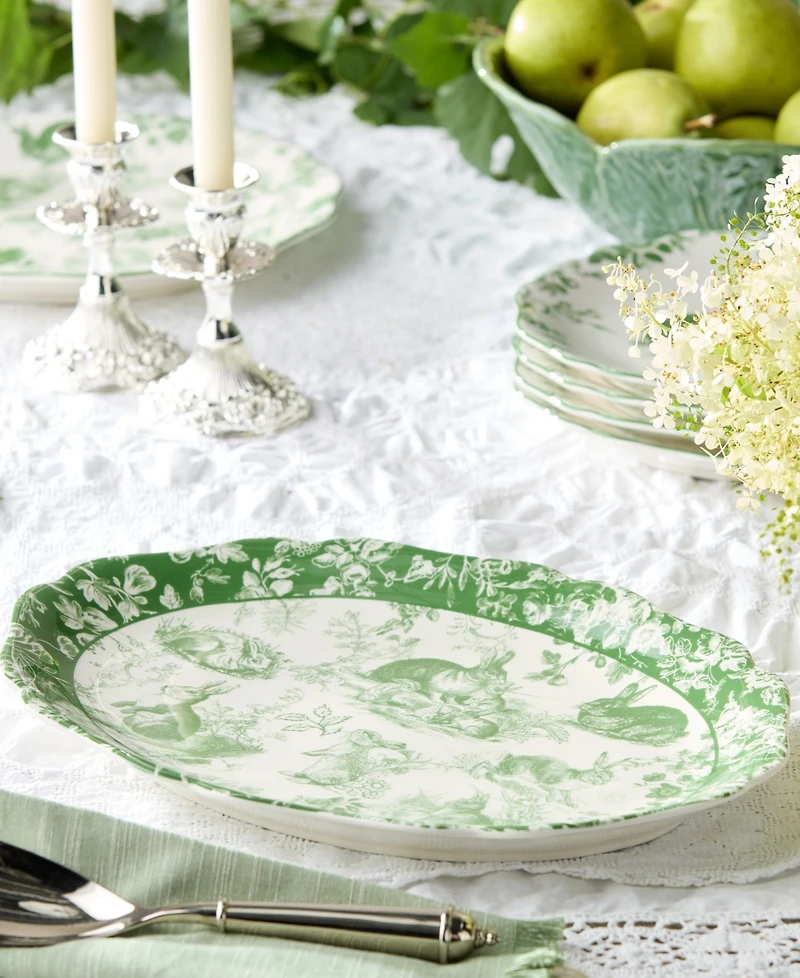 Certified International Le Jardin Oval Platter