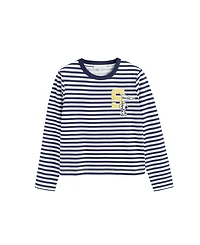 Chinti & Parker Women's Snoopy Varsity Long Sleeve Tee