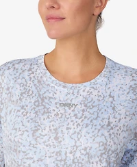 Dkny Women's Short-Sleeve Top & Boxers, 2-Piece Set