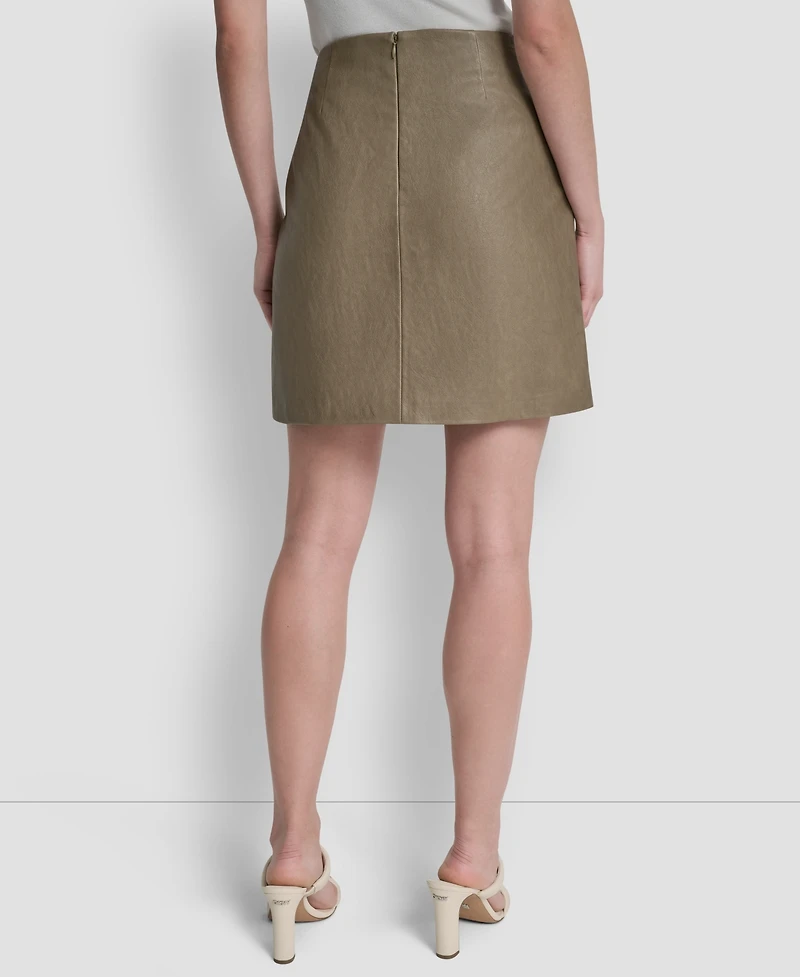 Dkny Women's Zipper Back Mini Skirt