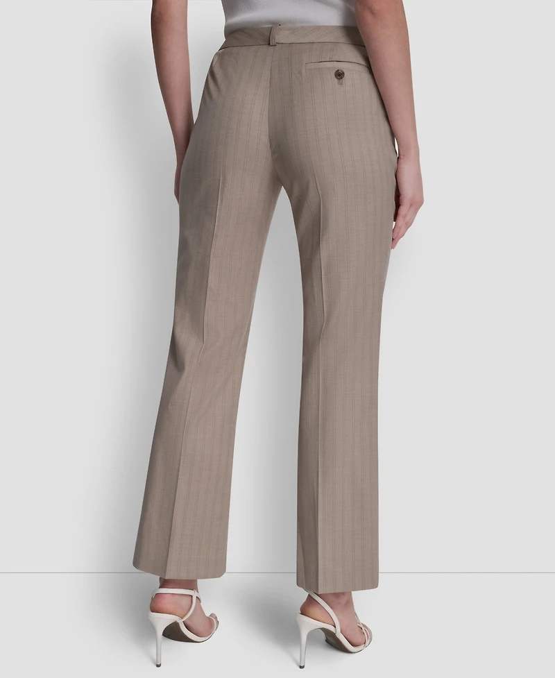 Dkny Women's Modern-Fit Pinstripe Trousers