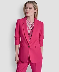 Dkny Women's Tech Tailoring 1-Button Blazer