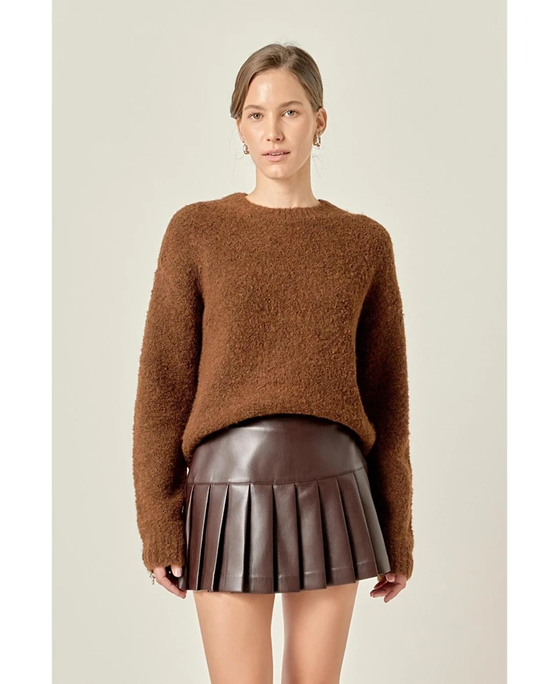 Women's Cozy Round neck Sweater