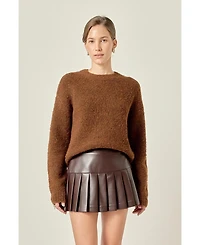 Women's Cozy Round neck Sweater