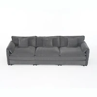 Streamdale Furniture Oversized Deep Seat Sectional Sofa, Modern Chenille Cloud Couch