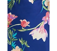 Alex & Sophia Women's Halter Tie-Back Long Dress