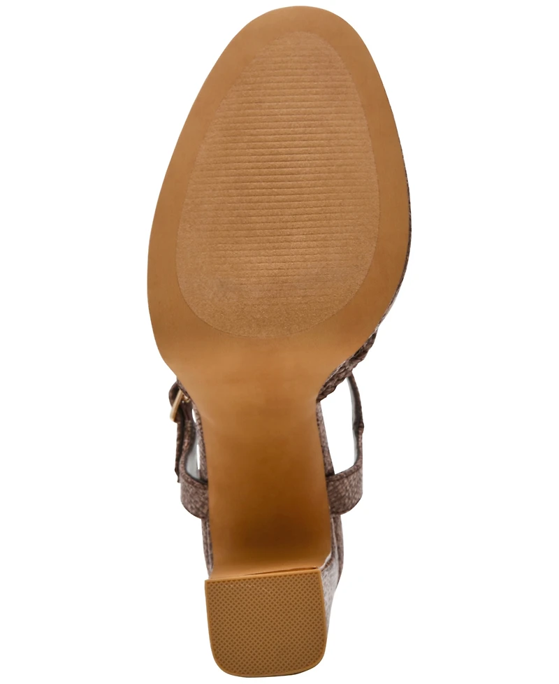 Steve Madden Women's Lexie Woven Adjustable Strap Platform Sandals